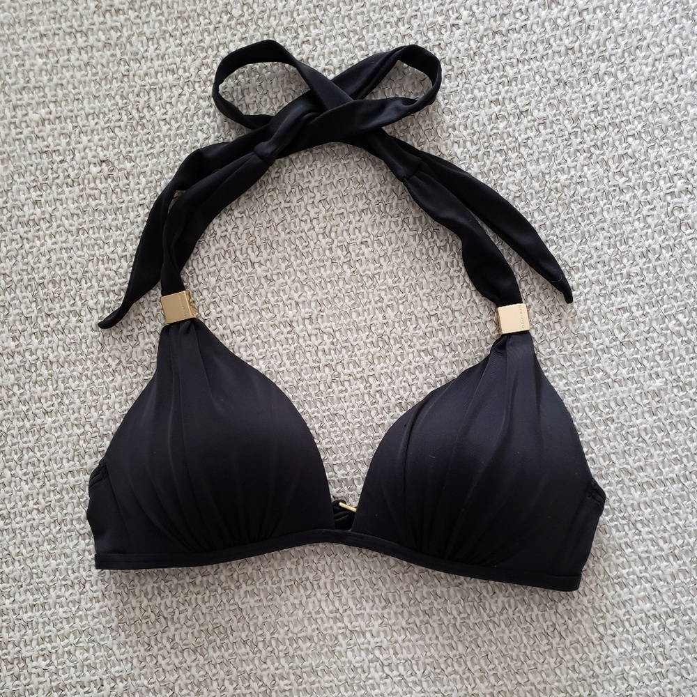 Black bikini top